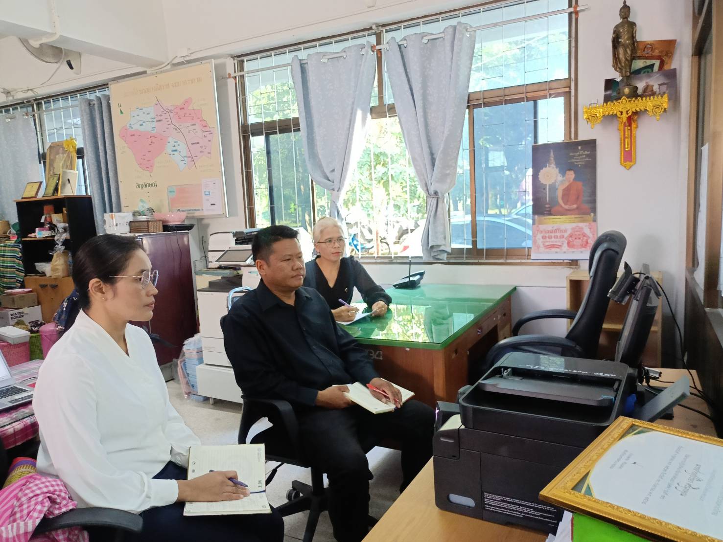 📢" พช.ยางสีสุราช จังหวัดมหาสารคาม" ร่วมประชุมเตรียมความพร้อมการดำเนินงานบริหารการจัดเก็บข้อมูลความจำเป็นพื้นฐาน (จปฐ.) ด้วยเครื่องมืออิเล็กทรอนิกค์ ประจำปี 2569