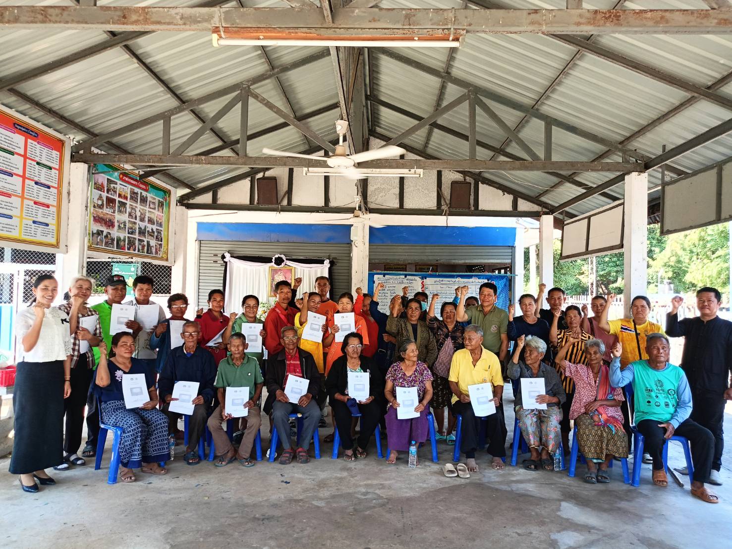 📢 พช.ยางสีสุราช จังหวัดมหาสารคาม : ดำเนินกิจกรรมพัฒนาศักยภาพคณะกรรมการหมู่บ้านต้นกล้ากองทุนแม่ของแผ่นดิน บ้านสุขสำราญ หมู่ที่ 8 ตำบลดงเมือง อำเภอยางสีสุราช จังหวัดมหาสารคาม