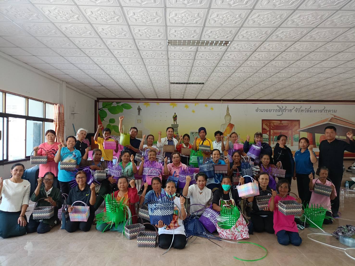 📢 พช.ยางสีสุราช จังหวัดมหาสารคาม : ดำเนินโครงการสร้างสัมมาชีพชุมชน ครัวเรือนที่ได้รับผลกระทบด้านอาชีพและรายได้ที่มีศักยภาพและสามารถพัฒนาได้ (สุดท้าย)