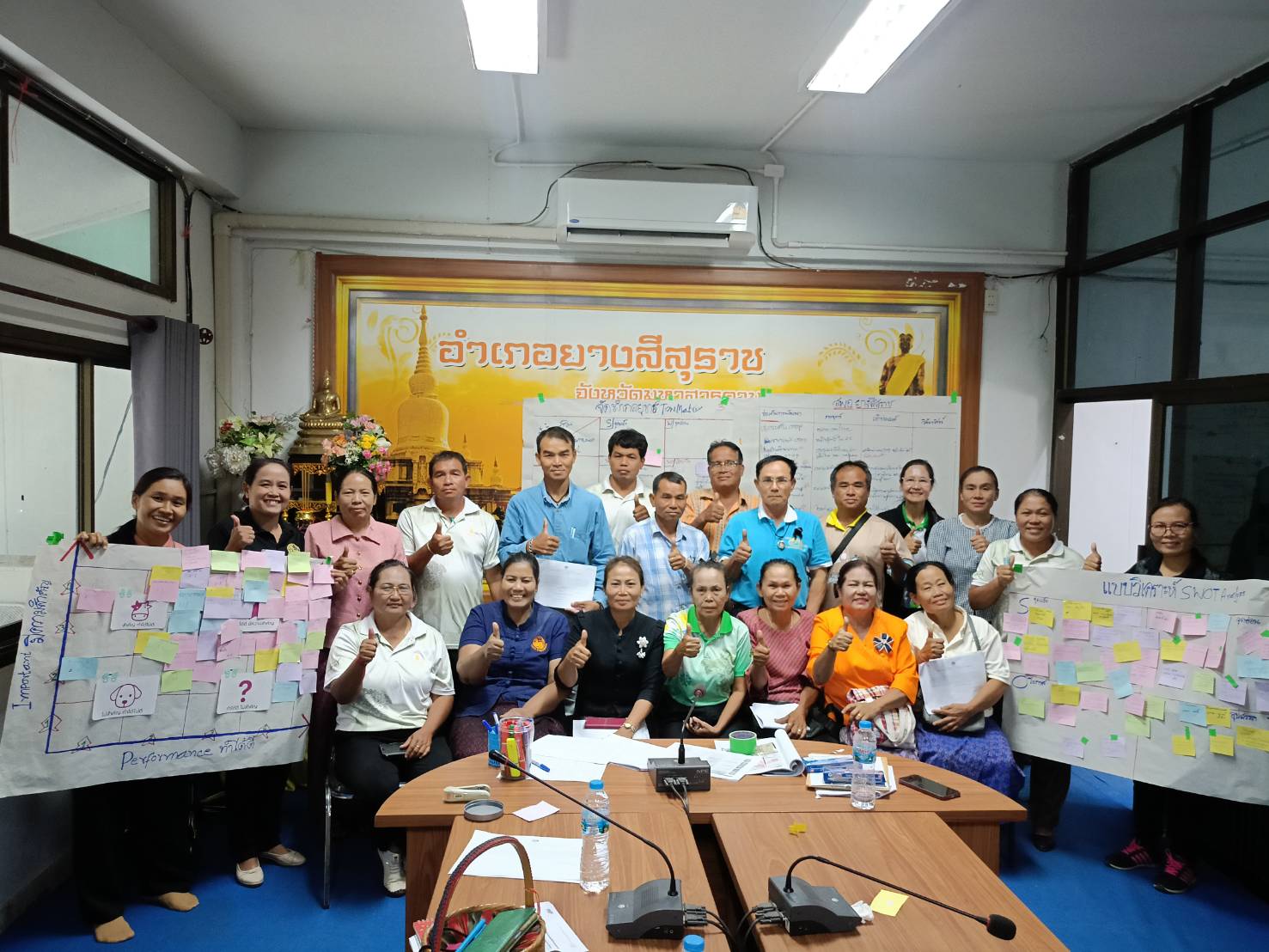 📢" พช.ยางสีสุราช จังหวัดมหาสารคาม"  ดำเนินการจัดทำแผนพัฒนาชุมชนเชิงพื้นที่แบบบูรณาการระดับอำเภอยางสีสุราช